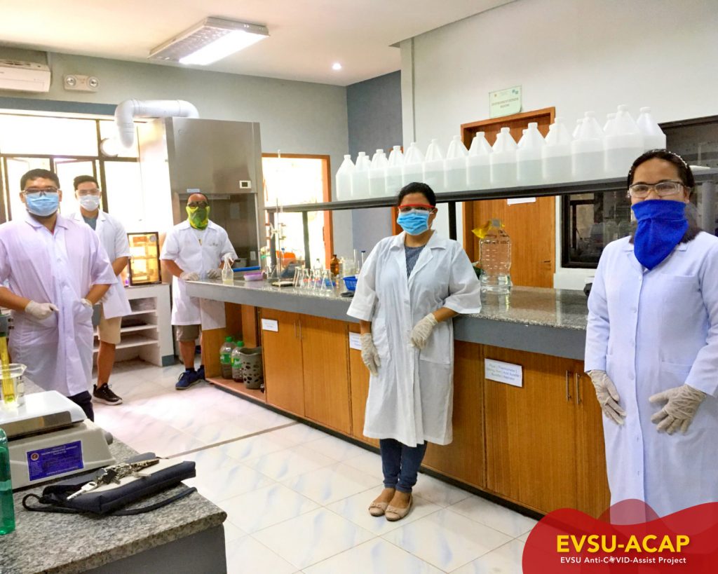 EVSU’s chemists formulate disinfectants, sanitizers