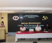 EVSU-Main Fortifies Extension Programs through MOA Signing with Stakeholders