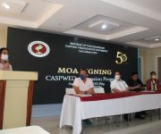 EVSU-Main Fortifies Extension Programs through MOA Signing with Stakeholders