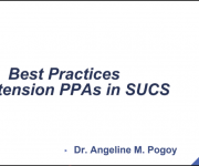 Office of Extension Services plans to harmonize Research, Innovation, and Extension Services in Extension Programs