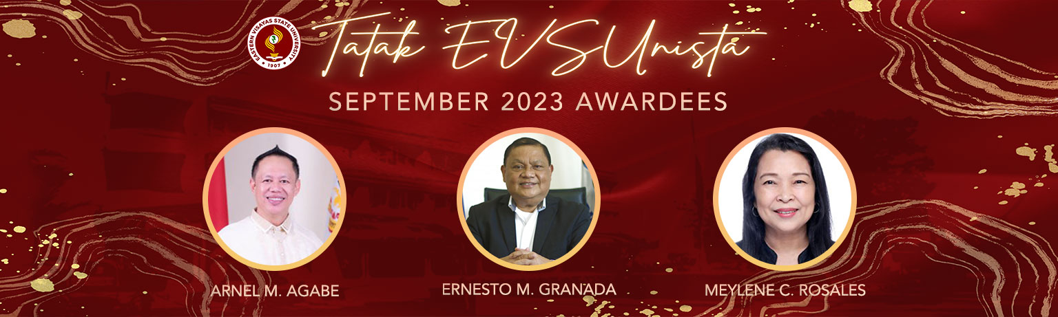 Tatak EVSUnista (September 2023 Awardees)