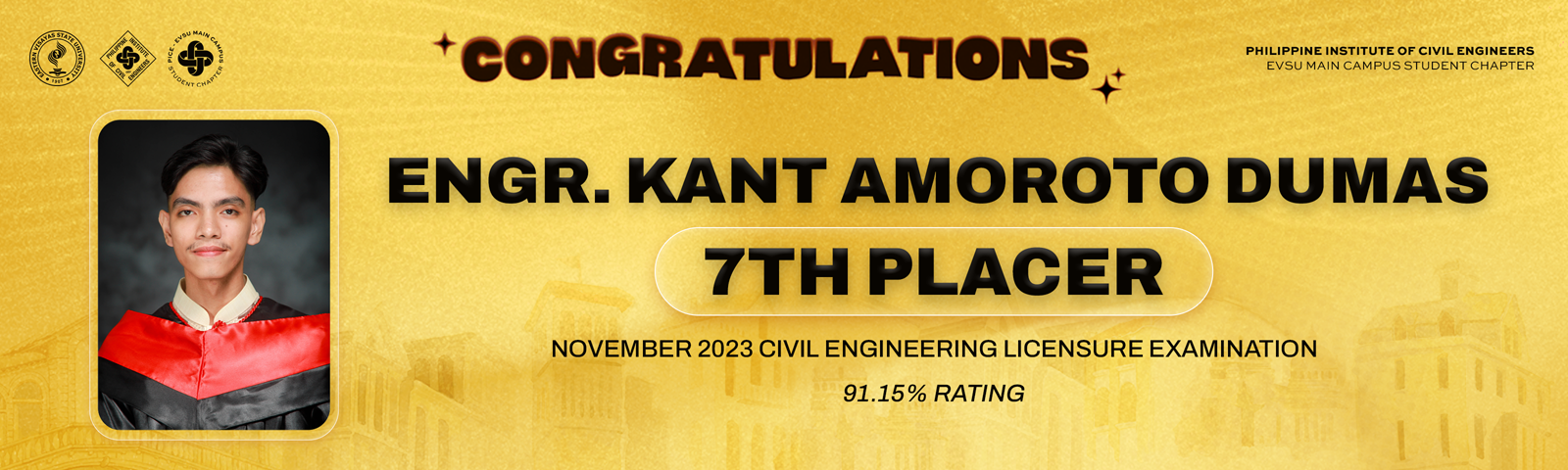Congratulations! To our newly registered civil engineers