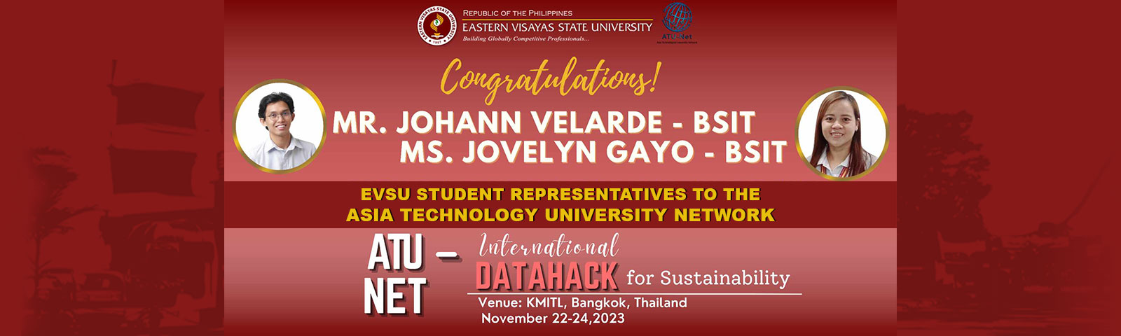 DataHack Bangkok - EVSU Student Representatives