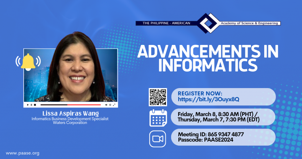 PAASE Webinar on Advancements in Informatics