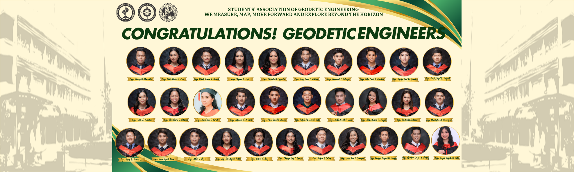 EVSU Geodetic Engineering Department Celebrates Success in October 2024 Board Examination