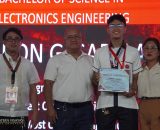 The College of Engineering raises its flags as a sign of resilience on recognition day