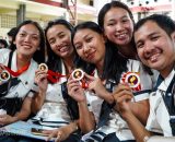 The College of Engineering raises its flags as a sign of resilience on recognition day