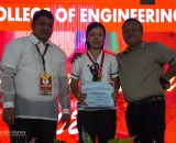 The College of Engineering raises its flags as a sign of resilience on recognition day
