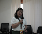 Dr. Españo presents EVCIEERD Priority Agenda and Accomplishments; RRDIC Sectoral Consultation Meeting