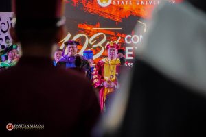 Batch Luminara turns the tassel during the 103rd Commencement Exercises