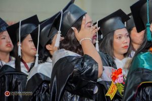 Batch Luminara turns the tassel during the 103rd Commencement Exercises