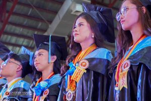 Batch Luminara turns the tassel during the 103rd Commencement Exercises