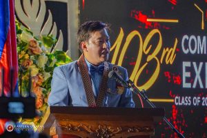 Batch Luminara turns the tassel during the 103rd Commencement Exercises