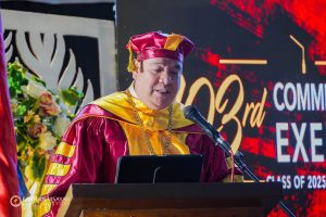 Batch Luminara turns the tassel during the 103rd Commencement Exercises
