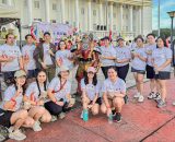 EVSU named champion in Mascot Competition at PCSA Fun Run