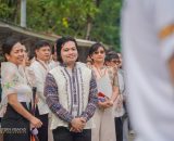 EVSU community extends a ceremonial welcome to University President Dr. Dennis C. de Paz