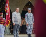 EVSU community extends a ceremonial welcome to University President Dr. Dennis C. de Paz