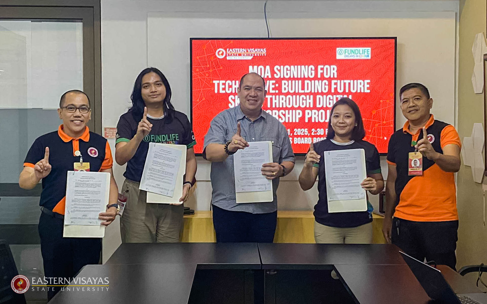 FundLife International and EVSU seal partnership for Tech2Thrive digital mentorship project