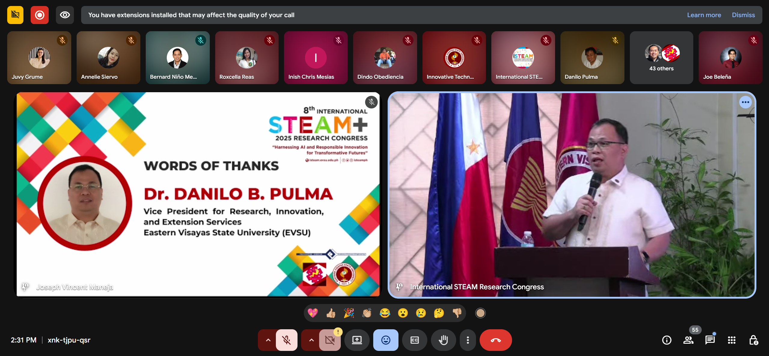 EVSU, EVCIEERD, PAASE convene global researchers for 8th iSTEAM+ congress on responsible AI and innovation