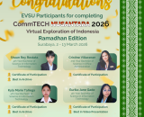 EVSU students shine in international virtual program CommTECH Nusantara 2026