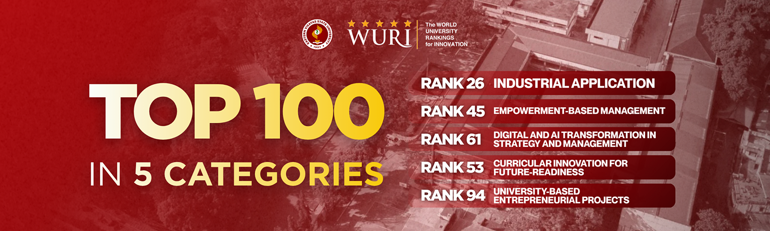 WURI - EVSU Top 100 in 5 Categories