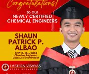 EVSU dominates May 2024 Chemical Engineers Licensure Exam