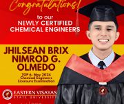 EVSU dominates May 2024 Chemical Engineers Licensure Exam