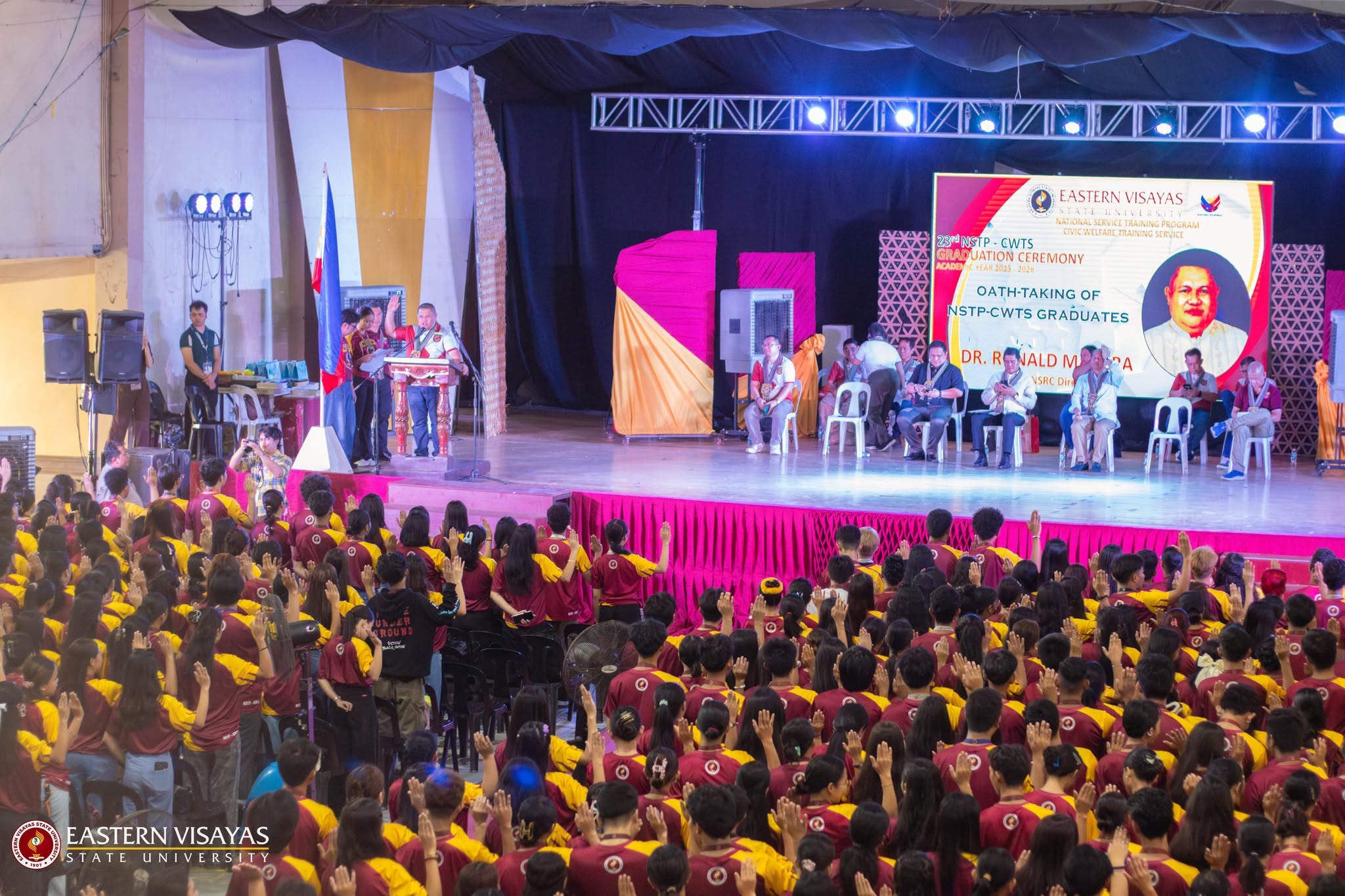 EVSU Holds NSTP-CWTS Graduation Ceremony for Student Completers