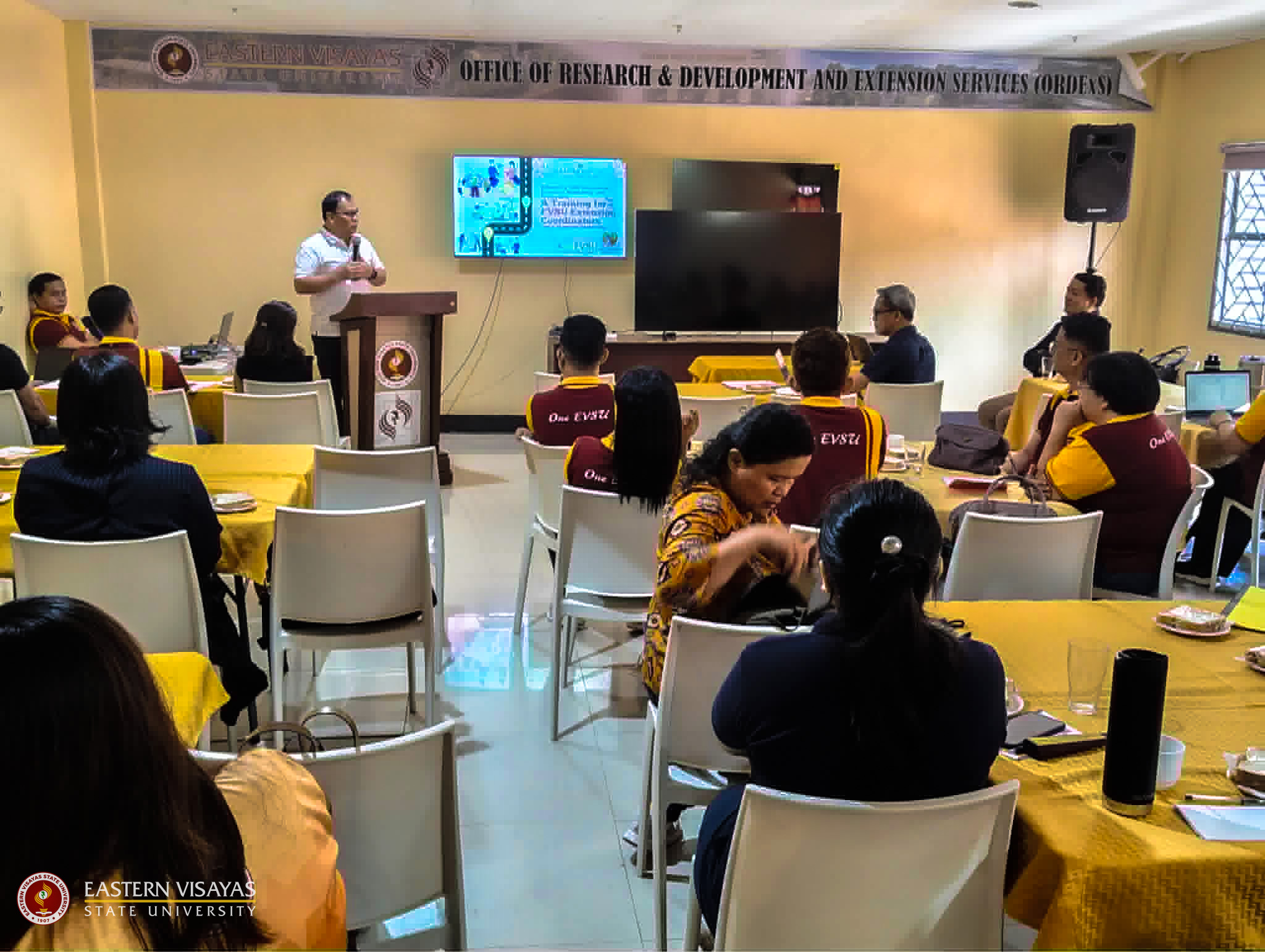 EVSU HOLDS TRAINING TO STRENGTHEN GAD-RESPONSIVE EXTENSION MONITORING AND EVALUATION
