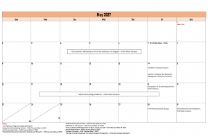 Calendar of Activities (A.Y. 2026-2027)