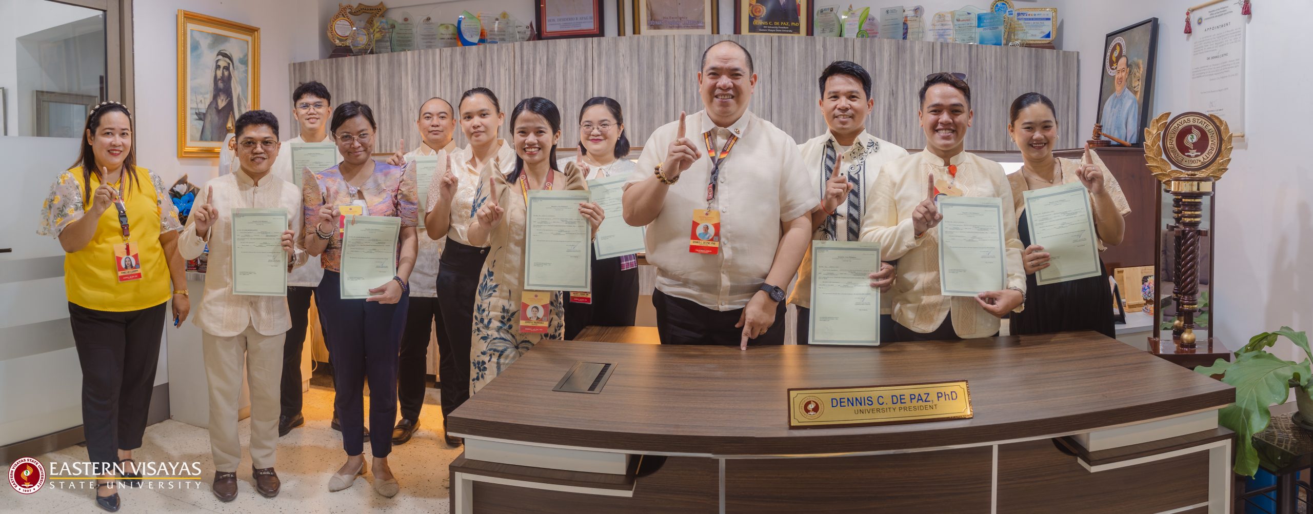 EVSU holds oath taking and appointment signing ceremony for newly appointed and promoted employees