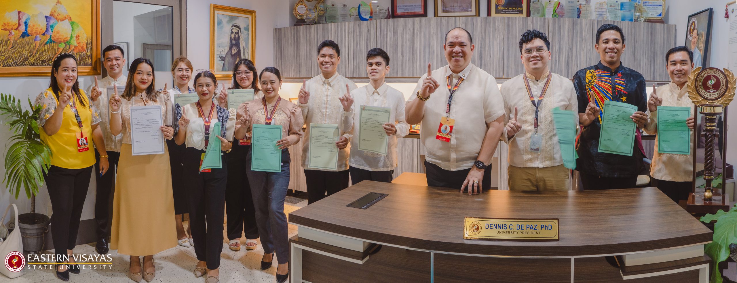 EVSU holds oath taking and appointment signing ceremony for newly appointed and promoted employees