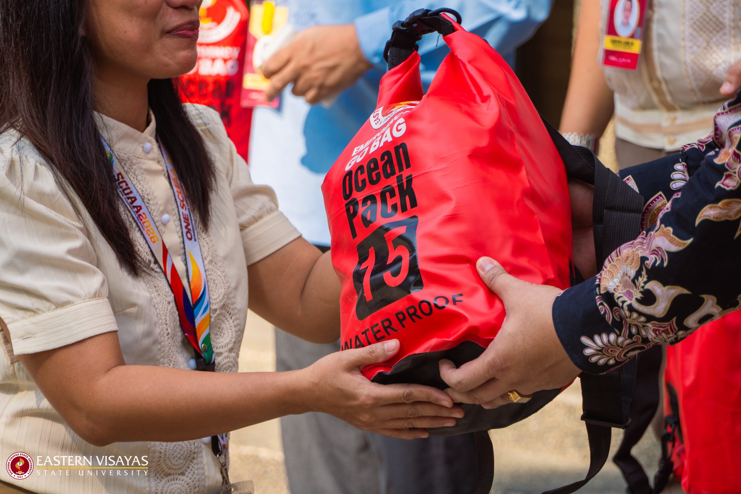 Emergency Go Bags turned over to employees to strengthen disaster preparedness