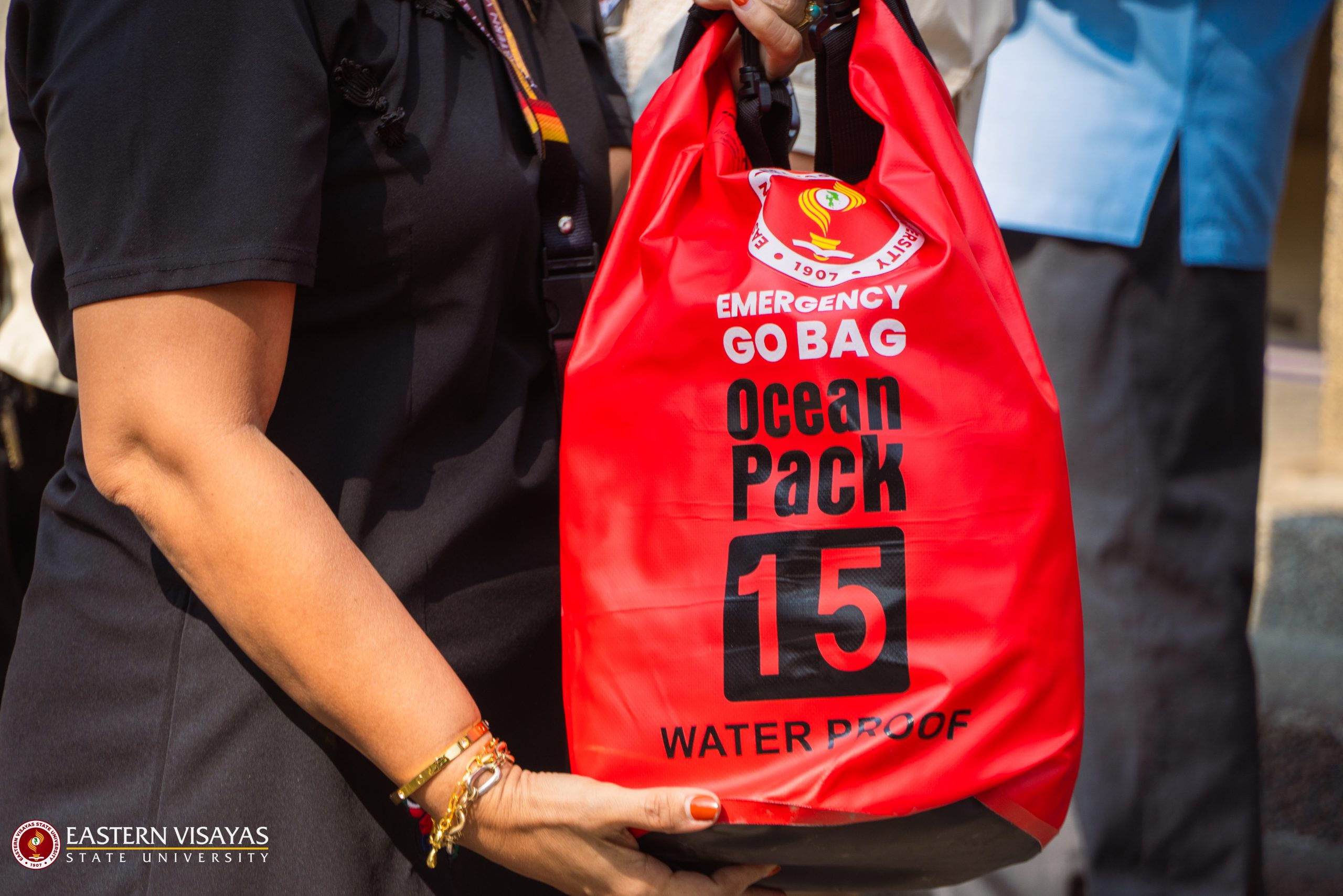Emergency Go Bags turned over to employees to strengthen disaster preparedness