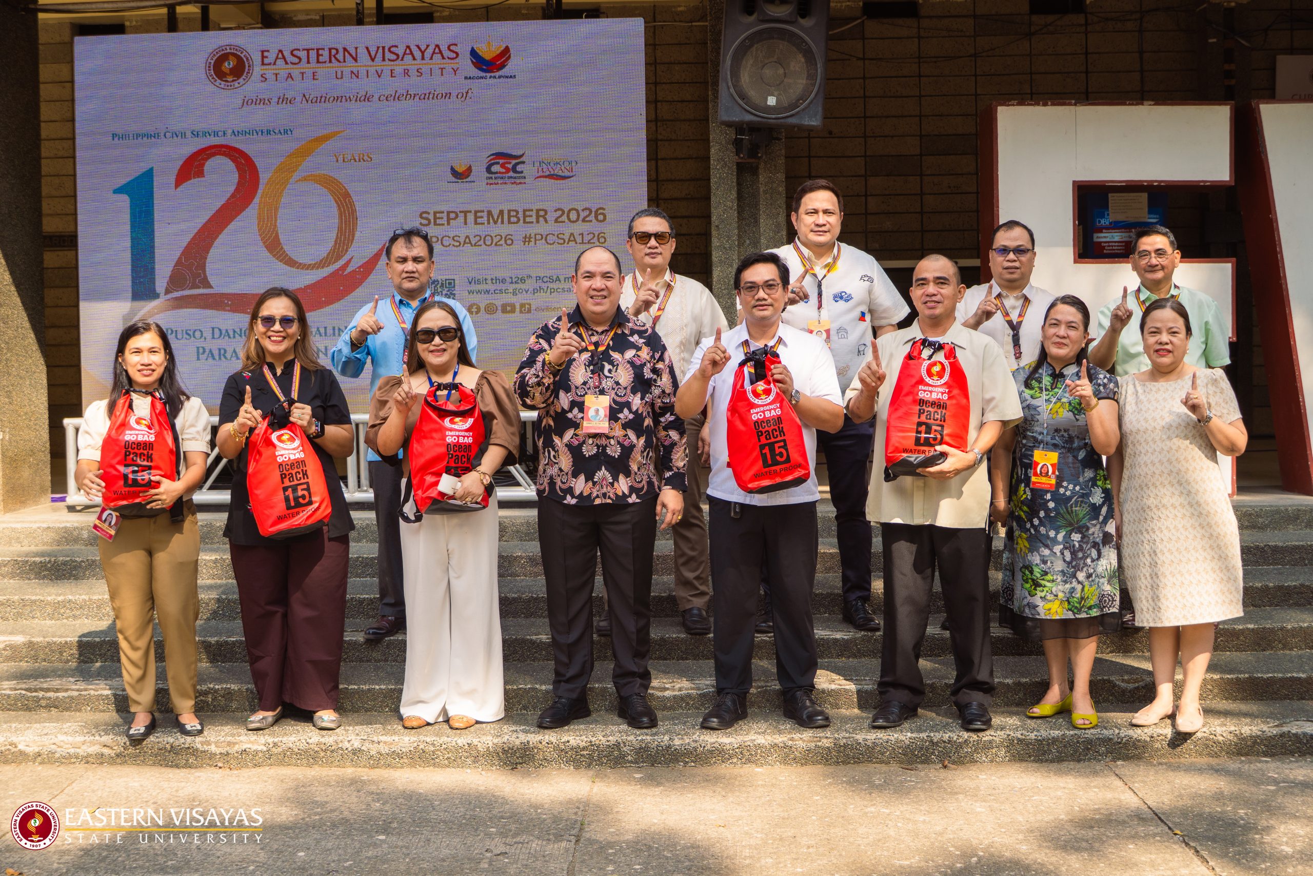 Emergency Go Bags turned over to employees to strengthen disaster preparedness