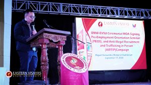 EVSU, DMW join forces to prepare students for safe and informed employment